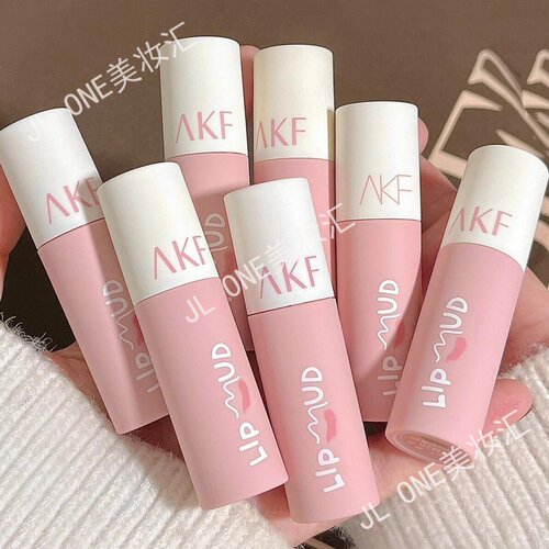 AKF唇泥唇釉口红小众品牌平价学生女M07M08M01M20雾面哑光正品