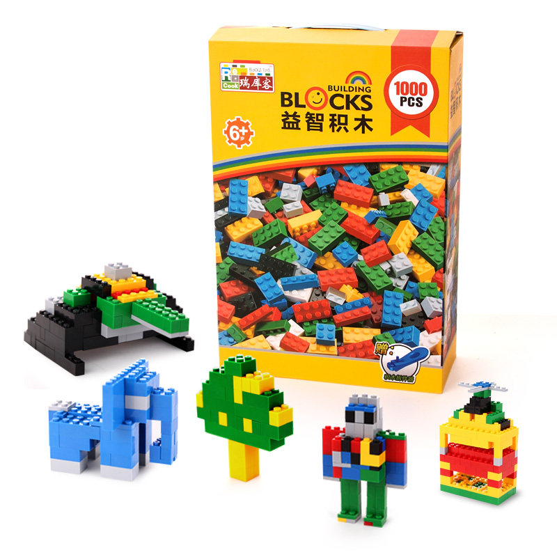 儿童积木拼装大颗粒3到6岁立体拼图女10智力开发动脑益智玩具男孩,玩具/童车/益智/积木/模型,普通塑料积木,淘宝优惠券,粉丝福利购,淘宝优惠卷