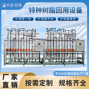 软化水自动设备特种树脂回用工业纯水大型净水器反渗透水处理设备