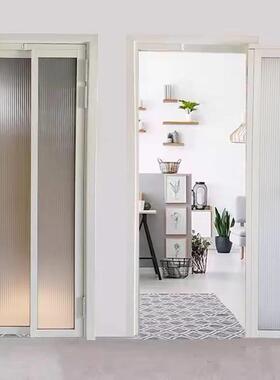 北京极窄门铝合金平开门卫生间阳台PD推拉折叠隔断门厨房玻璃移门