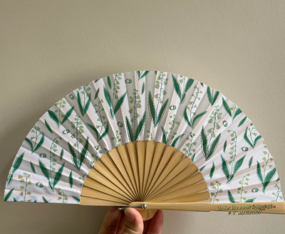 现货！幸运风铃折扇礼盒 幸运风铃香氛2ml3个 会员礼套装送礼