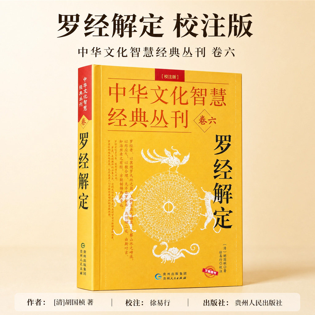 罗经解定胡国桢编撰完整古本系统讲解罗经圈层构造结合三元九运玄空飞星理论解读穿山透地节气起局内容传统地理藏书