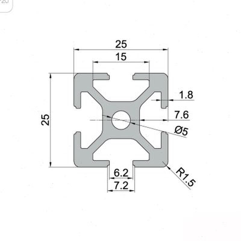 铝合金苏芮2525铝型材配件框架铝型材自动化铝材铝板加工定制,金属材料及制品,铝材/铝型材/铝合金,淘宝优惠券,粉丝福利购,淘宝优惠卷