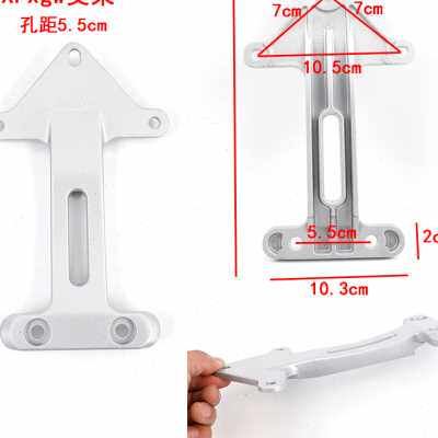 电动车长款小龟王铝合金后扶手小绵羊后拉手烧钛款铁管尾翼后货架