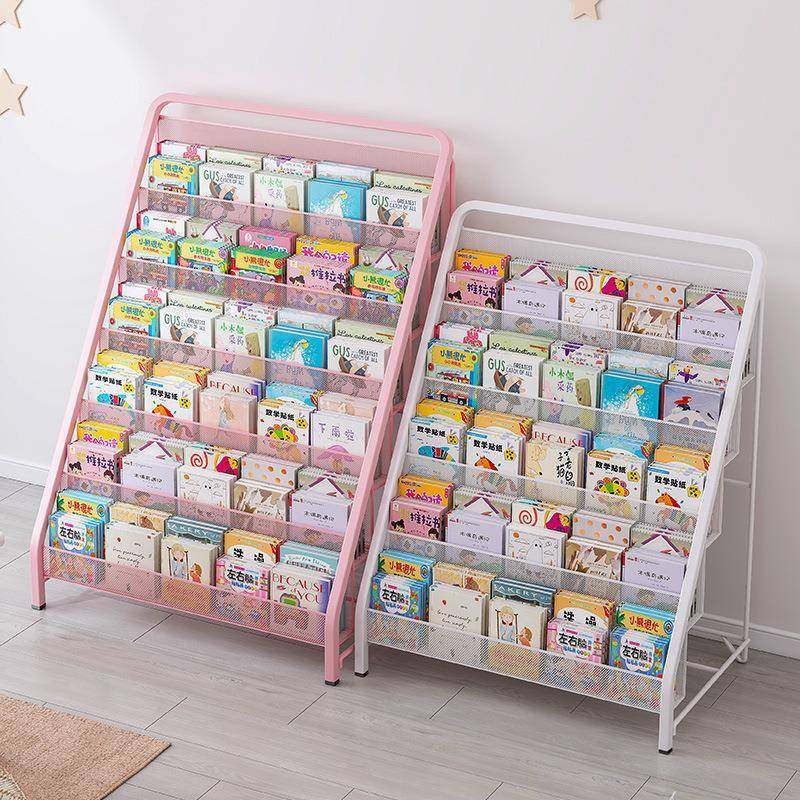 拉车套罩宝宝绘本架儿童书架家用杂志架子简易铁艺书柜玩具收纳置,婴童用品,儿童坐便凳,淘宝优惠券,粉丝福利购,淘宝优惠卷