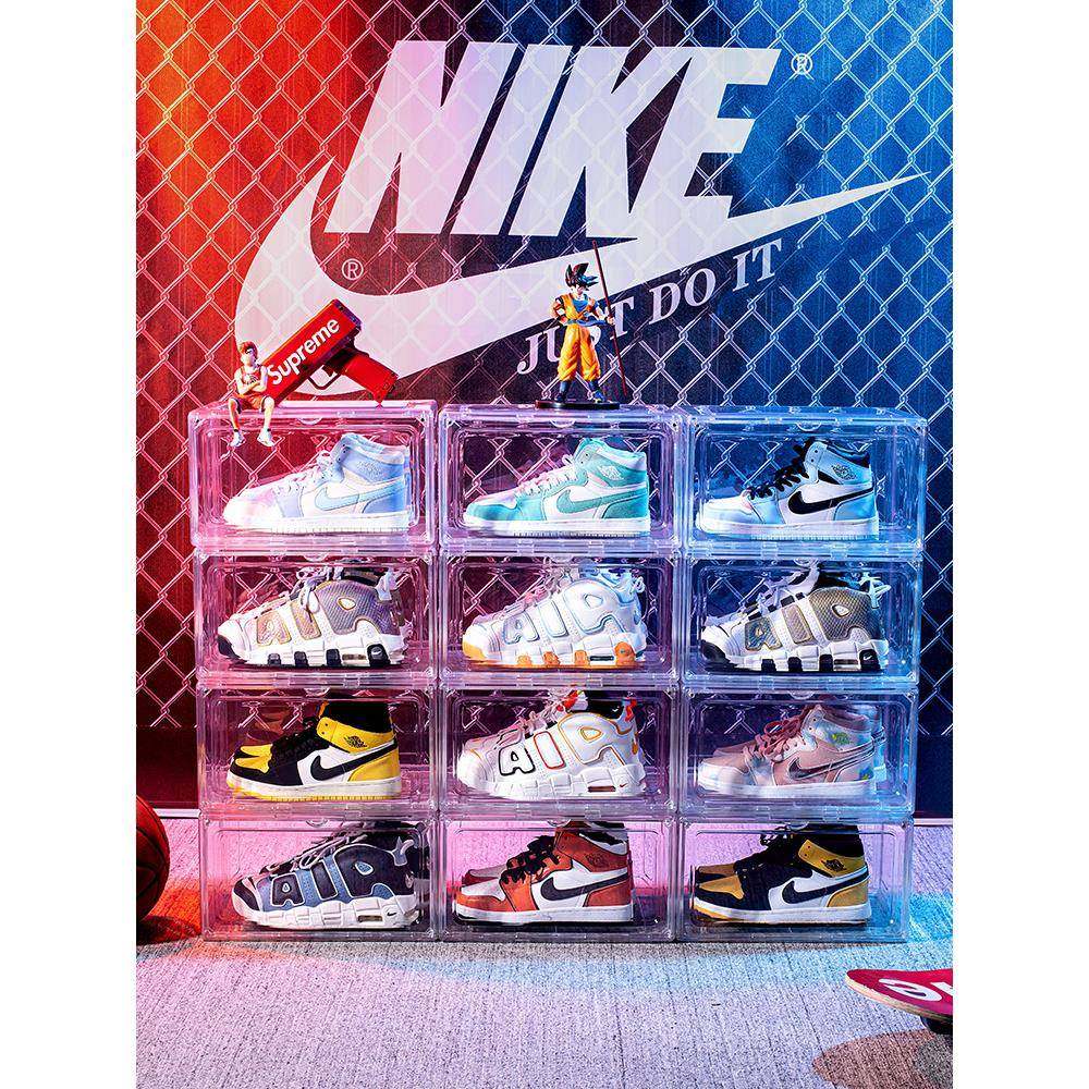 拉车套罩高透明PET球鞋收纳盒 可叠加运动鞋鞋墙 Aj展示柜 加厚塑,婴童用品,儿童坐便凳,淘宝优惠券,粉丝福利购,淘宝优惠卷