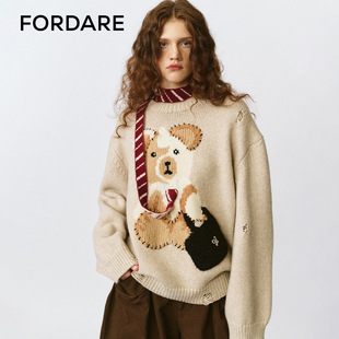 FORDARE 福蝶25秋冬领带围脖公文包小熊套头衫