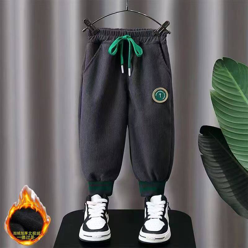 男童灯芯绒裤子春秋款2024新款宝宝冬装加绒长裤男孩儿童休闲裤潮,童装/婴儿装/亲子装,裤子,淘宝优惠券,粉丝福利购,淘宝优惠卷