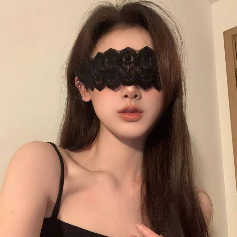 蕾丝眼罩女友趣味情调性感纯欲蒙眼情侣禁欲神秘遮光面罩诱惑火辣
