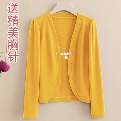 女士夏季针织透气开衫外套2025新款短款旗袍披肩外搭洋气修身内搭