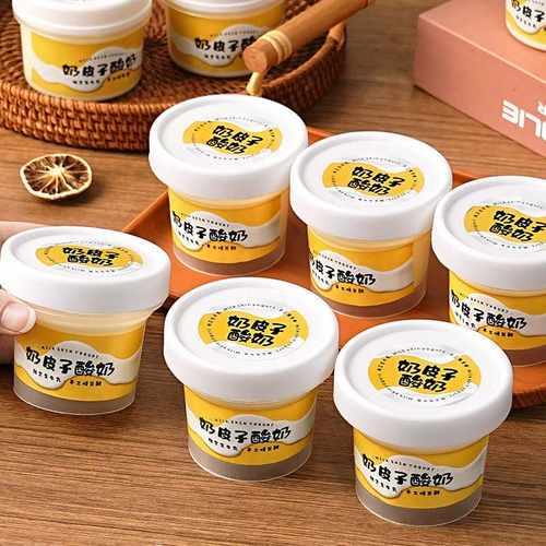 奶皮子酸奶杯重复使用加厚冷萃酸奶干噎双皮奶布丁杯雪糕甜品烘焙