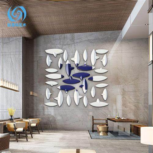 新中式壁挂装饰组合摆件客厅背景墙饰沙发背景墙玄关创意立体壁挂