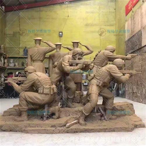 校园公园绿色雕塑摆件制作景观小品雕像铜工艺品人物雕塑模型制作