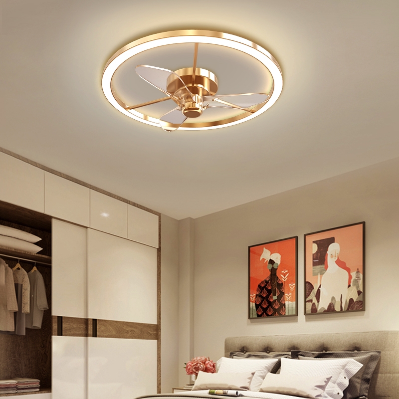 轻奢吸顶风扇灯吊扇灯北欧客厅卧
