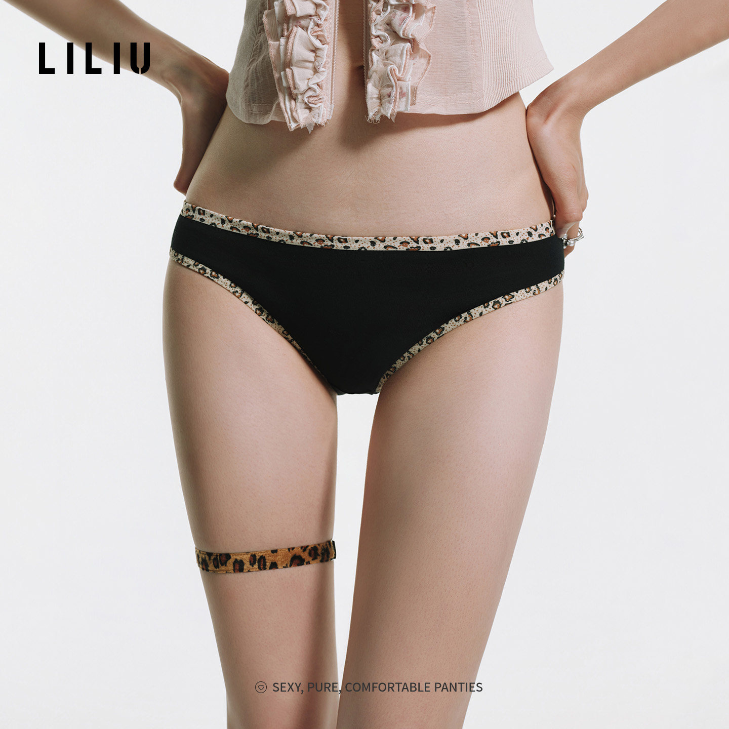 LILIU|野生辣妹·性感豹纹内裤女图片