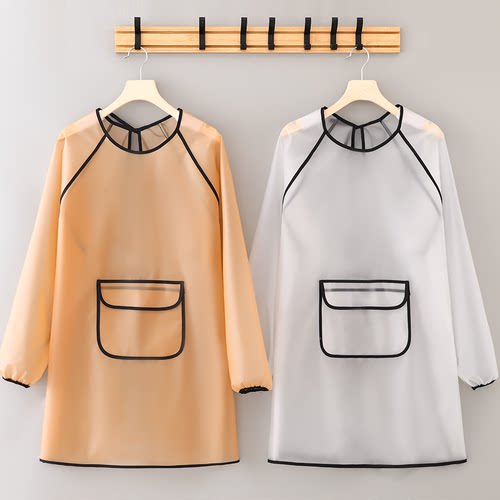 洋气简约TPU免洗围裙耐脏防污