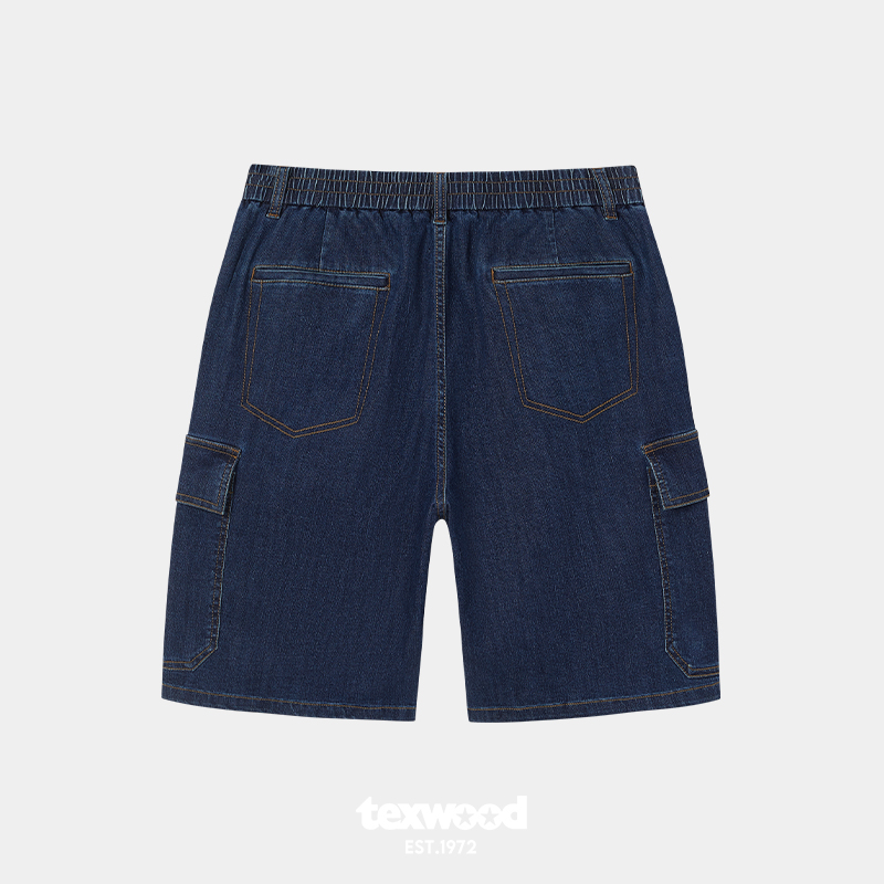 TEXWOOD苹果夏季男士牛仔短裤