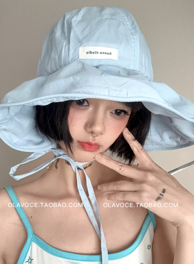 多巴胺大檐遮阳帽显脸小速干