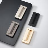 雷鸟静音缓冲抽屉暗拉手隐形现代简约衣柜门床头电视柜电脑桌把手