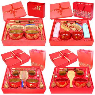 结婚礼物送新人高档闺密姐妹新娘新婚送礼品实用婚礼订婚碗筷餐具