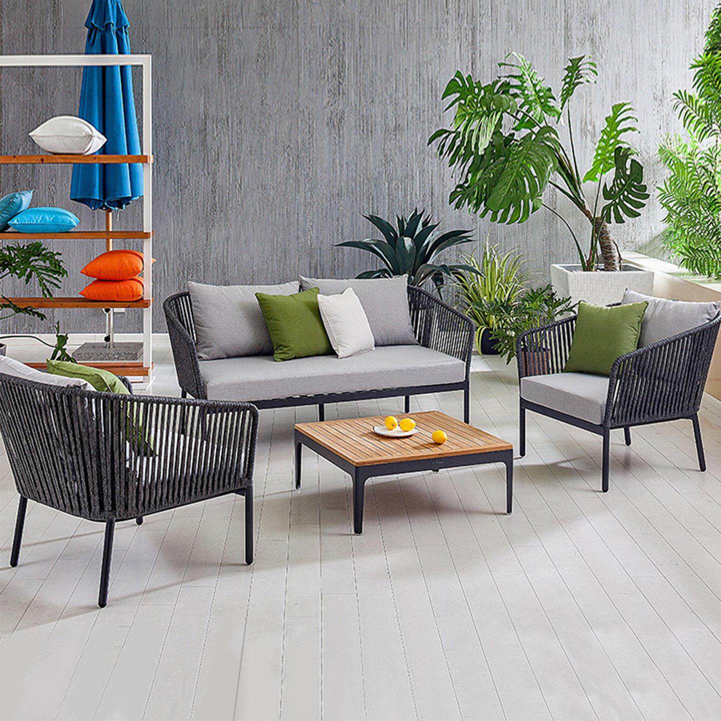 户外藤编沙发室外庭院花园露天泳池民宿酒店商用外摆休闲藤椅沙发,住宅家具,户外沙发,淘宝优惠券,粉丝福利购,淘宝优惠卷