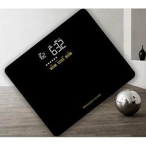 韦乐雅斯电子秤精准充电玻璃身高电子称减肥高精度耐用体重秤智能