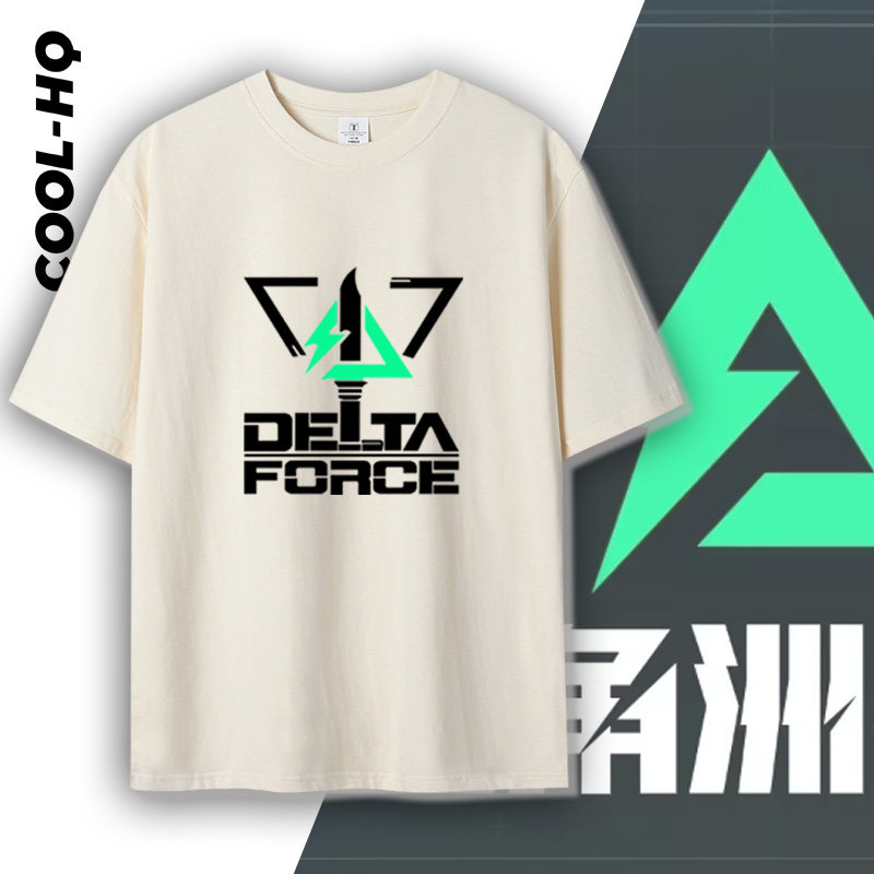 三角洲游戏行动周边战术衣服纯棉T恤短袖夏季男装宽松半袖体恤潮