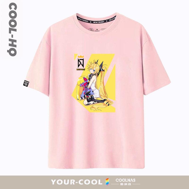 DJMAX致敬音乐游戏周边短袖T恤男青少年半袖衣服夏季潮牌纯棉休闲