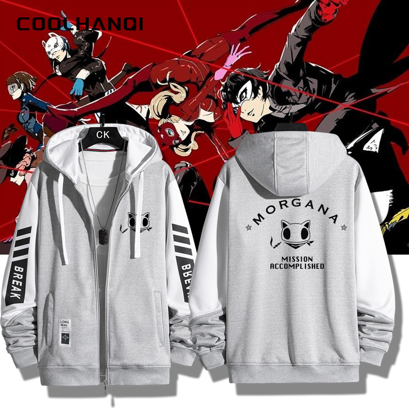 P5女神异闻录5开衫连帽卫衣