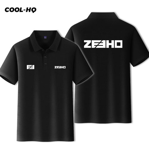 可定制ZEEHO极核电动摩托车销售周边工装polo衫男女短袖T恤夏半袖