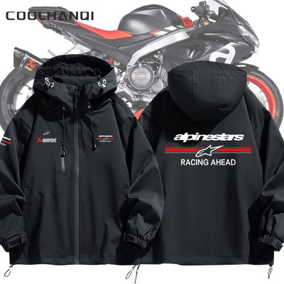a星天蝎联名摩托冲锋衣夹克外套