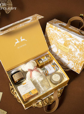 伴手礼女伴娘礼物结婚高档实用新娘宾客回礼套装高级森系婚礼礼盒