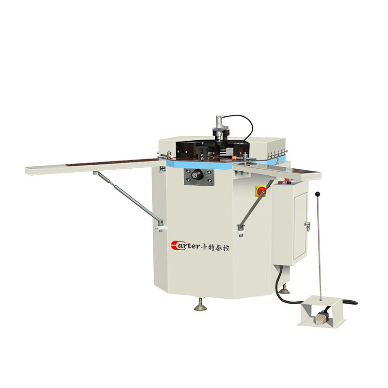 销售铝门窗同步单头组角机 门窗加工设备同步组角机 铝合金组角机