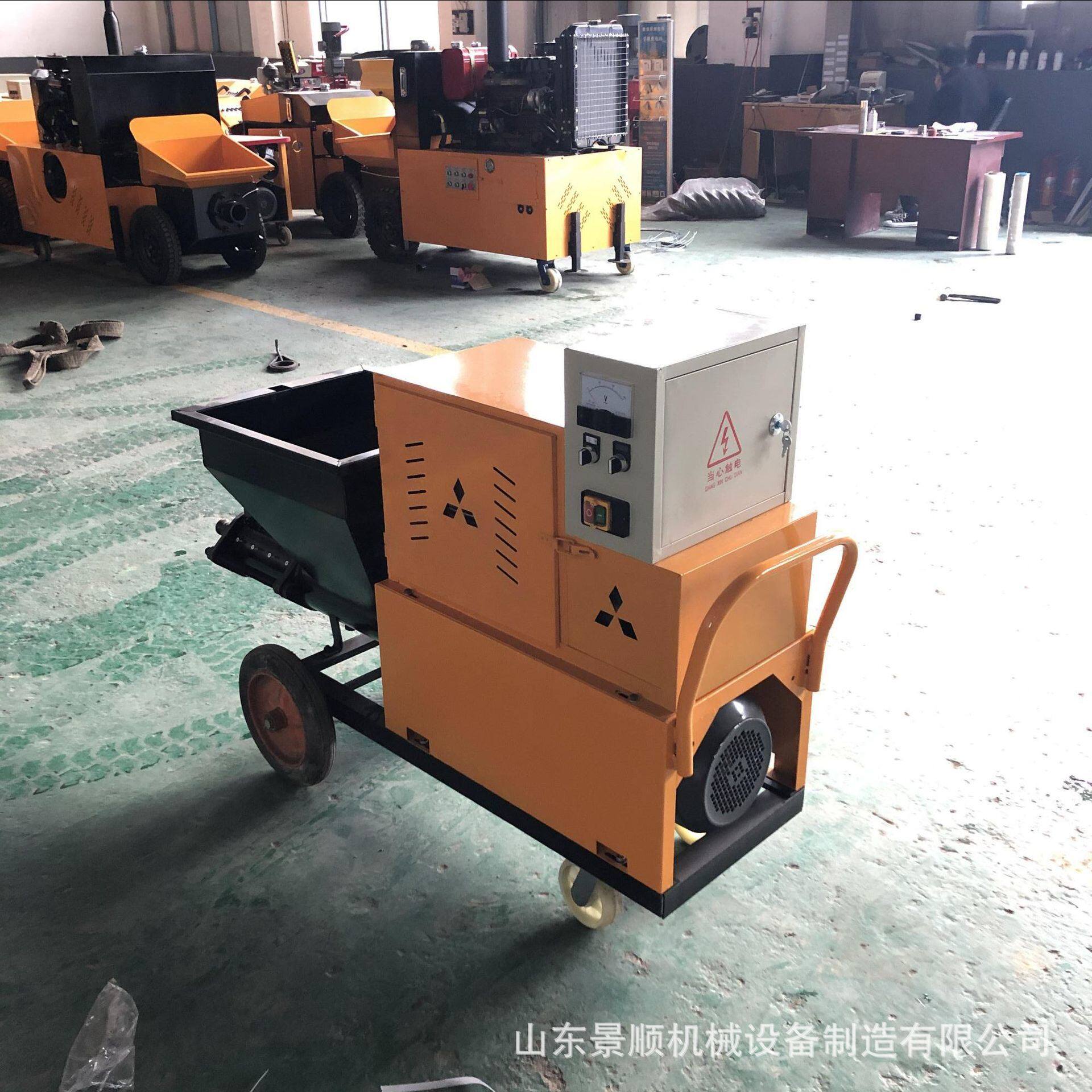 511砂浆喷涂机 建筑石膏腻子电动喷涂机 220v小型柱塞式喷浆机