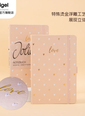 德国进口Sigel硬面笔记本本子2025年新款高颜值高档办公记事本女生款小本子小清新手账本子