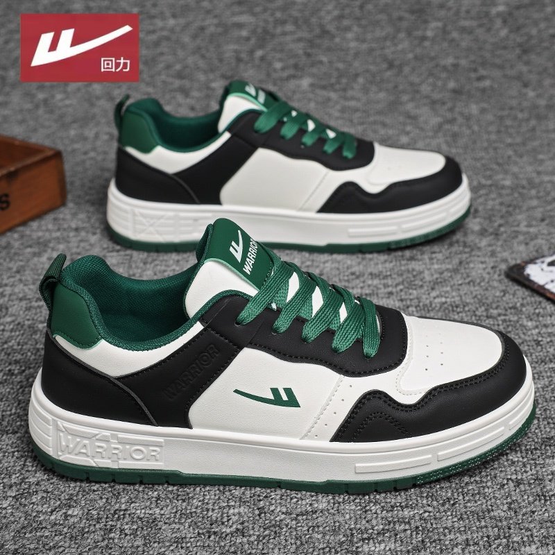 回力男鞋2026新款黑白墨绿板鞋百搭增高休闲潮鞋运动鞋中邦男潮鞋