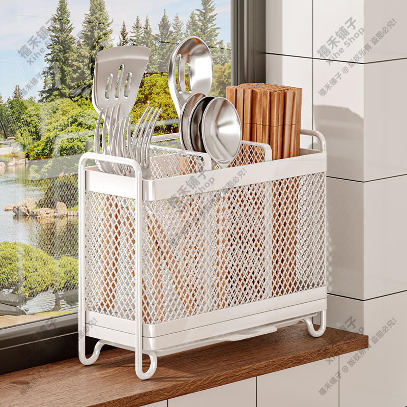筷子筒厨房壁挂台面收纳置物架子