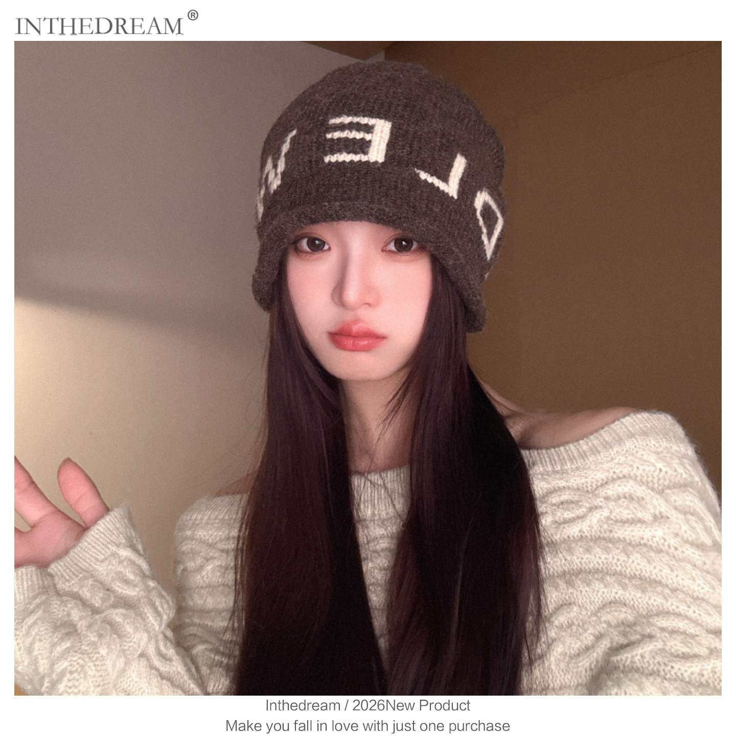 美式字母针织毛线帽子女2025新款秋冬季保暖潮流护耳显脸小帽冷帽,服饰配件/皮带/帽子/围巾,帽子,淘宝优惠券,粉丝福利购,淘宝优惠卷