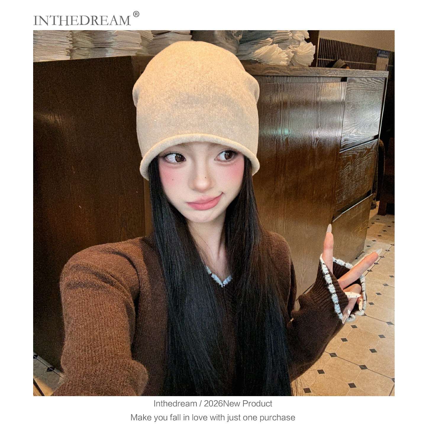 2025韩系新款羊绒卷边堆堆帽女男针织纯色秋冬保暖抽绳冷帽毛线帽,服饰配件/皮带/帽子/围巾,帽子,淘宝优惠券,粉丝福利购,淘宝优惠卷