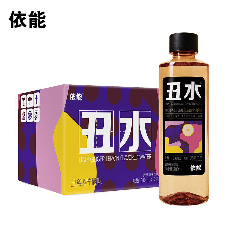 依能丑水 丑橘枇杷梨青柚果味饮料0糖0脂 含5.7g膳食纤维 整箱装怎么看?