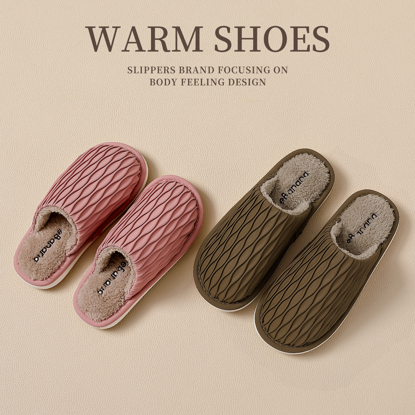 棉拖鞋女2025新款秋冬季室内家居