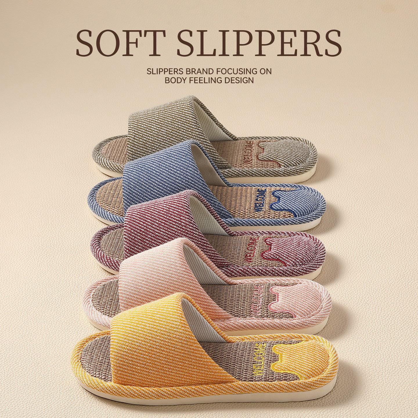 亚麻拖鞋女士2026新款四季室内家居防滑防臭吸汗棉麻静音拖鞋男款