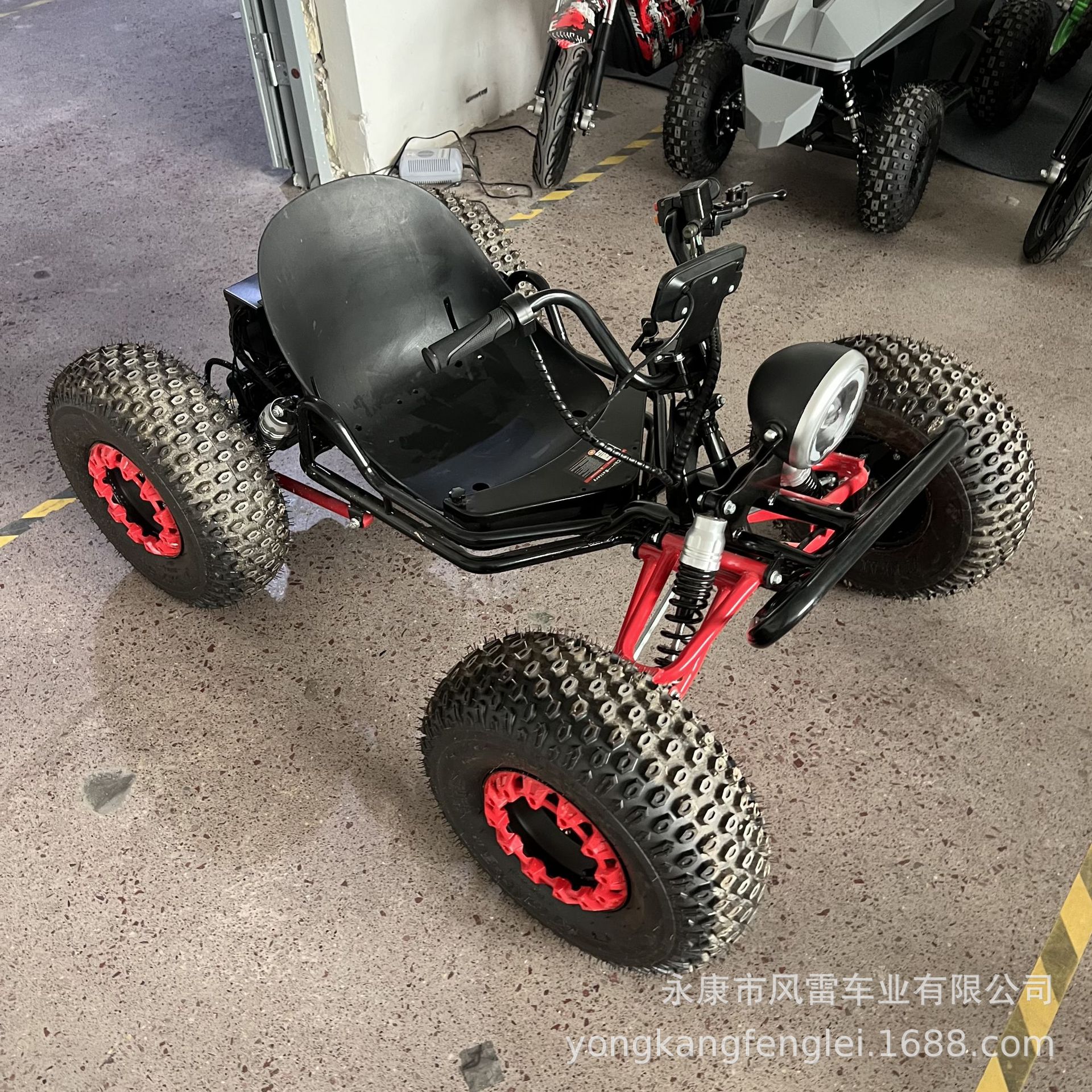 电动四轮越野卡丁车成人儿童网红沙滩车全地形山地景区四轮摩托车