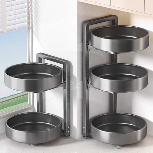 【可旋转360°】厨房调味料收纳