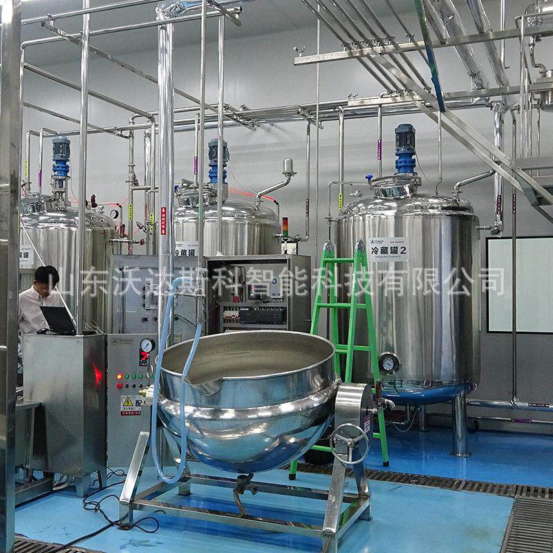 阿胶八珍膏浓缩加工设备酸枣仁膏杀菌灌装线冰糖雪梨膏生产机器