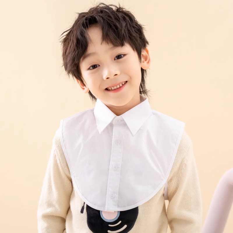 儿童假领子白色衬衣领男