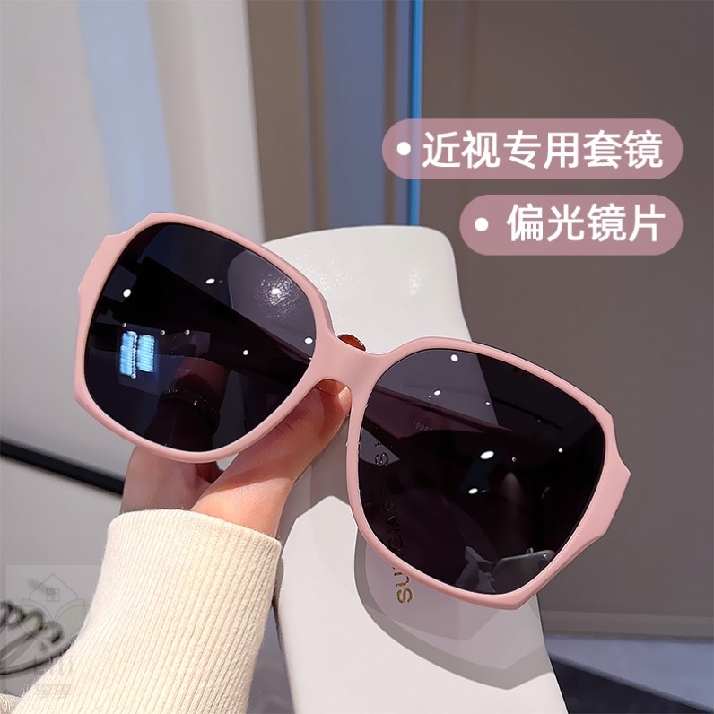 偏光墨镜可套近视镜男女驾驶开车专用遮阳时尚太阳眼镜