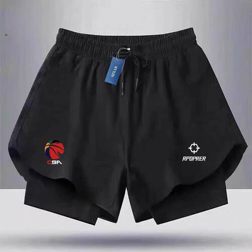 RPOPRER学生青年跑步短裤男带内衬健身运动马拉松三分裤速干宽松
