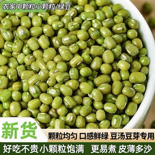 今年新绿豆一斤新货农家优质精选五谷杂粮煮粥易沙新鲜发豆芽豆浆