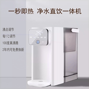 面台式 日本Ikino智能即热饮水机家用桌新款 小型饮净水一体机2024